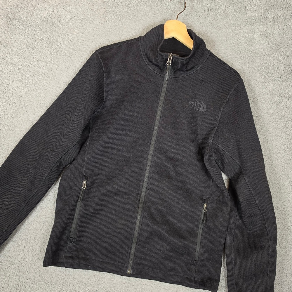 The‎ North Face Mens Small Krestwood Full Zip Sweater Black Casual NF00CUB1